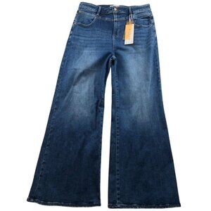 Risen Jeans Womens Cameron Jeans Size 2XL Wide Leg Blue Denim Casual Classic Y2K